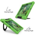 thumbnail image 3 of TECH CIRCLE Case for Samsung Galaxy Tab A8 (10.5") (SM-X200) Tablet - Lightweight Plastic Kickstand Case Portable Handle Protective Cover for Kids (Green), 3 of 6