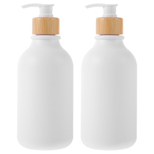 Dispensador de jabón de manos para baño, 2 unidades, botella de jabón líquido rellenable