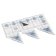 thumbnail image 4 of Regla de doble tira de 90 grados uso sencillo Regla de doble tira de 60 grados Estructura transparente antideslizante para dibujo ANGGREK Otros, 4 of 7