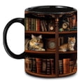 thumbnail image 2 of PEONAVET Ceramic Cup 11oz Bookcase Coffee Cup, 2 of 6