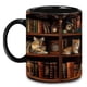 thumbnail image 2 of Aparatos de cocina, Accesorios de cocina, Utensilios de cocina, Utensilios de cocina Taza de café con estantería de 11 oz Taza de cerámica, 2 of 6