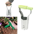 thumbnail image 5 of Bulb Planter Tool - 4 Inches Depth Marker for Planting Tulips, Daffodils & Dahlias - Automatic Soil Release for Digging & Refilling Holes - Bend-Free Garden Bulb Transplanter, 5 of 5