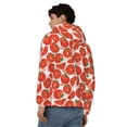 thumbnail image 4 of Honeii Tomatoes Print Hoodies for Men, Pullover & Full Zip, Breathable Zip up Hoodie, Sweatshirt-Medium, 4 of 5