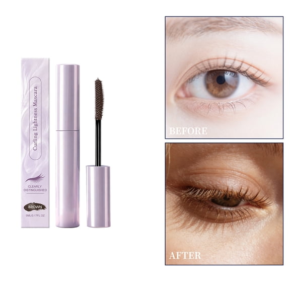 Mascara for Older Women 60 Plus, Lengthening and Volumizing Tubing Formula with Lightweight Water Resistant Wear, Daily Comfort Eye Makeup for Thin Short Lashes, Easy Removal