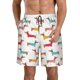 thumbnail image 1 of Fotbe Dachshund Dog Puppy Trajes de Baño Estampados para Hombre, Shorts de Verano de Secado Rápido, Ropa de Playa, Bañadores-XX-Large, 1 of 6