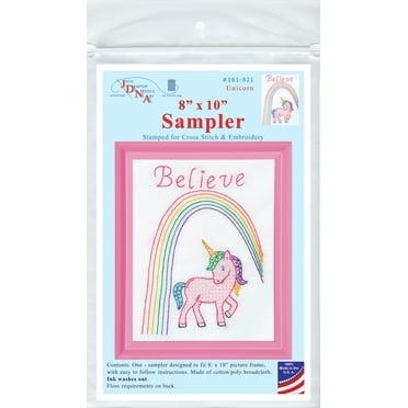 Jack Dempsey Sampler Just Married, 27,9 cm da 35,6 cm Bianco