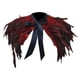 thumbnail image 3 of Bufanda de cuello tipo chal de plumas sintéticas, envoltura cómoda para hombros, envoltura de hombros para Halloween, Festival, disfraces, fiesta, Cos Rojo, 3 of 8