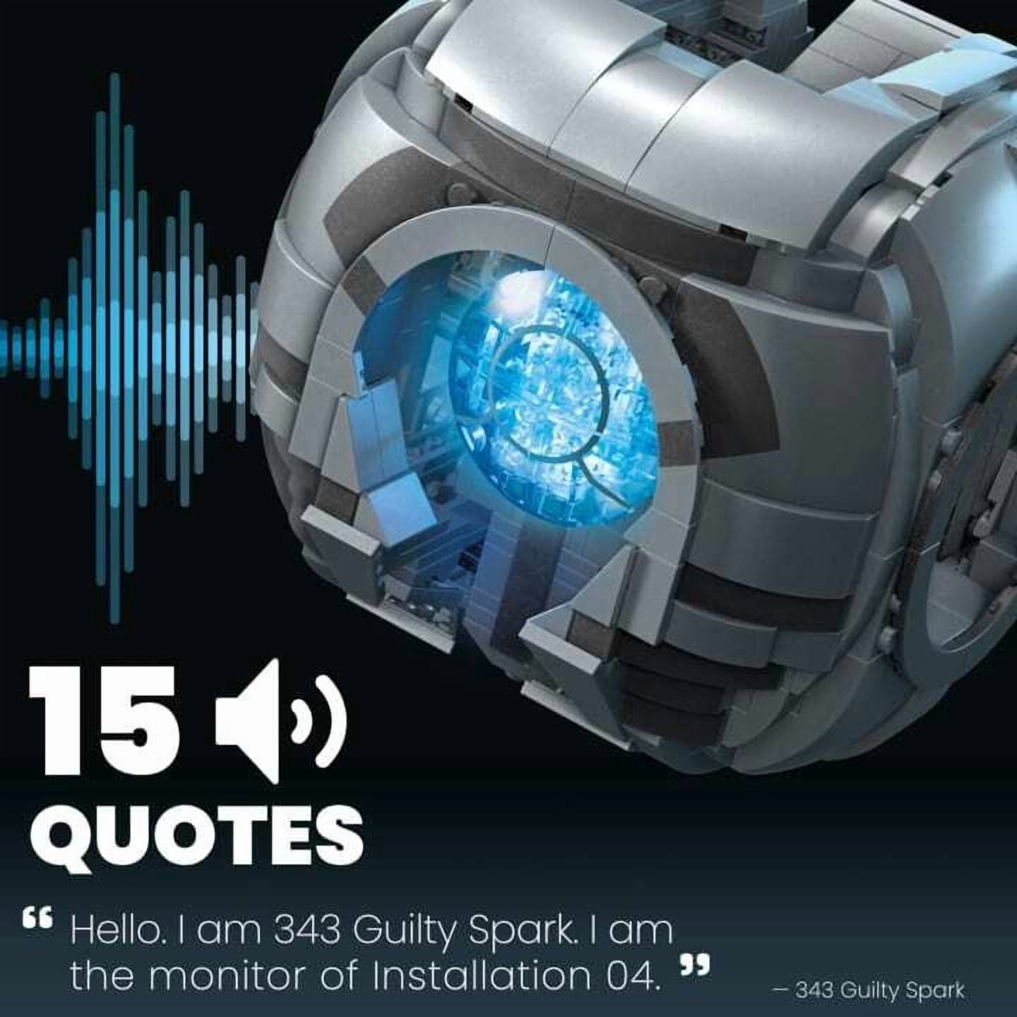 MEGA BLOKS HALO 343 Guilty Spark, 609 Piece Building Toy Set