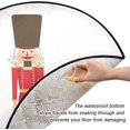 thumbnail image 3 of Coolnut Christmas Nutcracker Drum Christmas Tree Mats Waterproof Tree Skirt, Toys Train Xmas Tree Stand Tray Mat Floor Protector Pad for Holiday Party Decoration, 28.3", 3 of 6