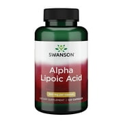 Swanson Alpha Lipoic Acid Health Supplement 300 mg 120 Capsules