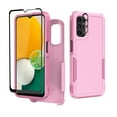thumbnail image 1 of TASHHAR Samsung Galaxy A04S Case/A13 5G Case with Screen and Lens Protector Military Grade Double Layer Drop Resistant Durable for Galaxy A04S/A13 5G Phone - Pink, 1 of 10