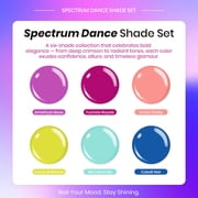 Beetles Gel Nail Polish Set, Stay Shining Chromatique Shades, 6 Colors, 1.52 fl oz
