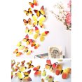 thumbnail image 7 of kkbbma under $5 Butterfly Wall Stickers, 12pcs Butterfly Wall Stickers, 3D PVC Decal Home Decor, Colorful Realistic Wall Decals, Removable Wall Art Stickers, Living Room Bedroom Decorations, 7 of 7