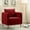 Burgundy, variant on SZLIZCCC Modern Velvet Accent Chair, Single Sofa Chairs Armchair with Square Arm, Upholstered Accent Chairs for Living Room, Bedroom, Apartment