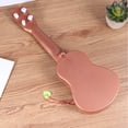 thumbnail image 4 of Miangastore Children Small Size Musical Instruments Imitated Ukulele Mini Guitar Playing Toy with Four Strings (39cm, Khaki), 4 of 8
