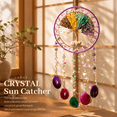 Sun Catching Device Rainbow Sun Catcher Large Chakra Crystal Suncatchers For Window Hanging ...