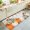 Gray Orange Sage Green, variant on 5'x7' Area Rugs, Sage Green Pumpkins Indoor Outdoor Area Rug for Living Room Bedroom, Thanksgiving Leaves Beige Fall Washable Bathroom Rugs Kitchen Floor Carpet Mats Home Decor Aesthetic