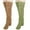 Green, variant on WREESH Women Fashion Thigh High Socks Over Knee Stockings 2 Pairs High Fuzzy Socks Over Knee Winter Leg Warmers Plush Slipper Socks For Christmas Home Sleeping Gray