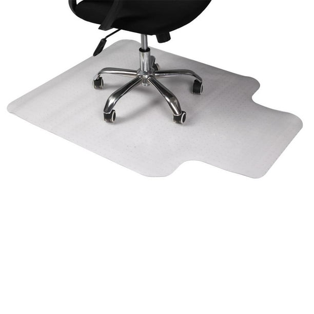FUNMAT Clear Chair Mat 36x28 - Vinyl Floor Protector For Hard Floors In Home Office & Kitchen