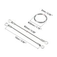 thumbnail image 2 of Unique Bargains Eyelets Ended Security Wire Rope with Key Ring Silver Tone 2mmx10cm, 2 of 6