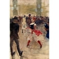 thumbnail image 3 of Toulouse-Lautrec, Henri de 11x14 Black Modern Framed Museum Art Print Titled - A lElysee Montmartre, 3 of 5