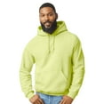 thumbnail image 4 of GILDAN High Visibility Hoodie Sweatshirt with Pocket Soft Fleece 8 Oz Safety Green | Men’s Hi Vis Work Pullover Hooded Safety Reflective Sweater Single Pack Size – XL, 4 of 5