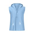 thumbnail image 4 of Taqqpue Cotton Linen Short Sleeve Hoodies for Men Solid Color Drawstring Hooded Button Up Tank Tops Casual Lightweight Soft Beach Blouse Tops, 4 of 6