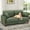 Green, variant on Domusensus 70 inch sofa, Corduroy Loveseat 21" Extra Deep Seat, Oversize Loveseat No Tool Assembly, Oversize Sofa Living Room with 2 Pillows, Green