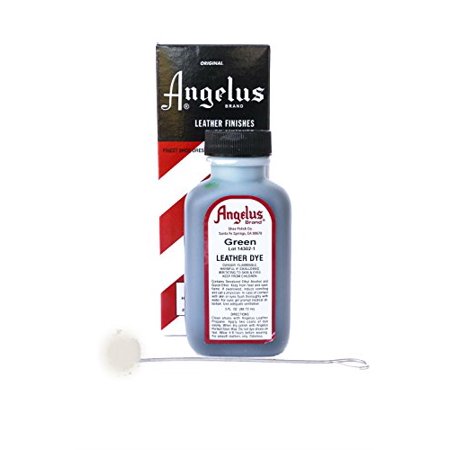 angelus green leather dye