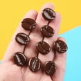 thumbnail image 2 of SHISUYAN 25Pcs Simulated Coffee Bean Model Lifelike Food Model for diy Phone Case Making Accessories, 2 of 8