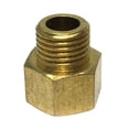 thumbnail image 1 of 1/4 "macho x 1/4" hembra espesar rosca de latón adaptador conector tubería x kusrkot Adaptador de rosca de latón, 1 of 8