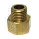 thumbnail image 1 of Espesar latón completo hembra*macho adaptador de rosca conector tubería buje x Sharpla Adaptador de rosca de latón, 1 of 8