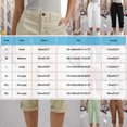 thumbnail image 3 of ZQUUVOU Women's Capris Pants Solid Color Elastic Waist Dress Work Pockets(Olive Green,3XL), 3 of 7