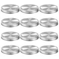 thumbnail image 1 of Reusable Mason Jar Lids Wide Mouth Leak-Proof Seal Lid for Canning Jars Silver, 1 of 9