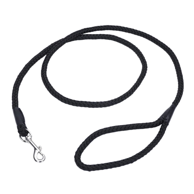 Correa para perros Coastal, de nailon suave, sin enredos, 1,3 cm x 1,8 m, negra