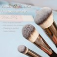 thumbnail image 2 of Makeup Brushes, 3Pcs Foundation Brushes for Liquid Makeup, Professional Kabuki Foundation Brushes Set for Blending Liquid Cream Flawless Powder Cosmetics Buffing Stippling Concealer, 2 of 4