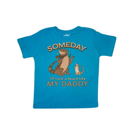 

Inktastic Someday I ll Rock A Beard Like My Daddy-Bearded Dragons Gift Toddler Boy or Toddler Girl T-Shirt