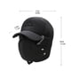 thumbnail image 5 of Gorro de invierno con cubierta para la cara, forro polar grueso a prueba de viento, gorro cálido con orejeras, gorro térmico, calentador de orejas para hombres, ciclismo al aire libre, esquí, 5 of 5