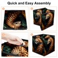 thumbnail image 4 of Pangolin Large Capacity Foldable Storage Basket with Handle 10.8"x10.5"x10.6" - Storage Bins, Storage Bin, Storage Box, 4 of 6