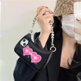 thumbnail image 2 of iPhone 11 12 13 14 Plus PRO MAX iPhone14 14Pro INS Loveheart Con Bolsa De Cordón Funda Blanda, 2 of 3