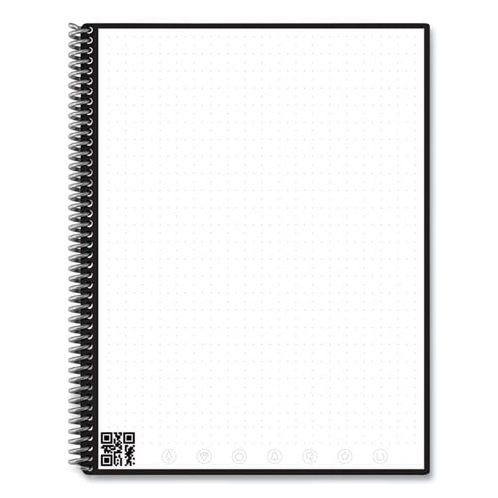 Core Smart Notebook, Dotted Rule, Black Cover, 11 X 8.5, 16 Sheets | Bundle of 2 Each