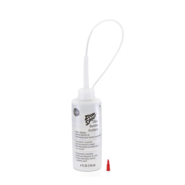 Dritz Zoom Spout Oiler 4 oz Container - For Lubricating Sewing