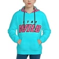 thumbnail image 4 of Ben Azelart Stay Wild Kids' Hoodie 3d Print Sweatshirt Soft Pullover Hooded With Big Pockets For Boys Or Girls Small, 4 of 8