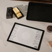 Thyme & Table Double-Sided Easy Clean Silicone Baking Mat with Measurements, 11.6 x 16.6