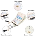 thumbnail image 3 of GAEKEAO Small Womens Wallet RFID Blocking Bifold Card Holder Tassel Vegan Leather Wallets Cute Pattern with Zipper Pocket, 3 of 6