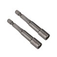 thumbnail image 3 of 2pcs Nut Driver Bit Hexagon Socket and hexagon steel nut Shank Quick-release Nut Setter Driver Drill Bit Set, 65x7mm, 3 of 8
