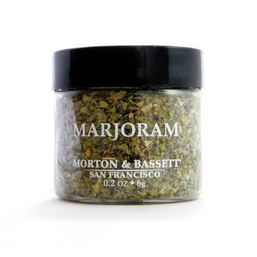 Morton & Bassett Marjoram Seasoning, 0.2oz - Single Herb