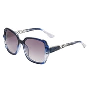 Piranha Eyewear Laguna Chunky Crystal Blue Sunglasses for Women - Oversize