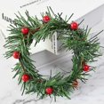 thumbnail image 1 of 1 paquete de corona de Navidad de imitación con mini corona de flores de bayas. LingWen 8390606683946, 1 of 1