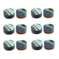 thumbnail image 2 of 12 Pcs Marqueur Latéral de Guitare Ormeau Vert avec Incrustation de Points Luthiers 6MM, 2 of 6